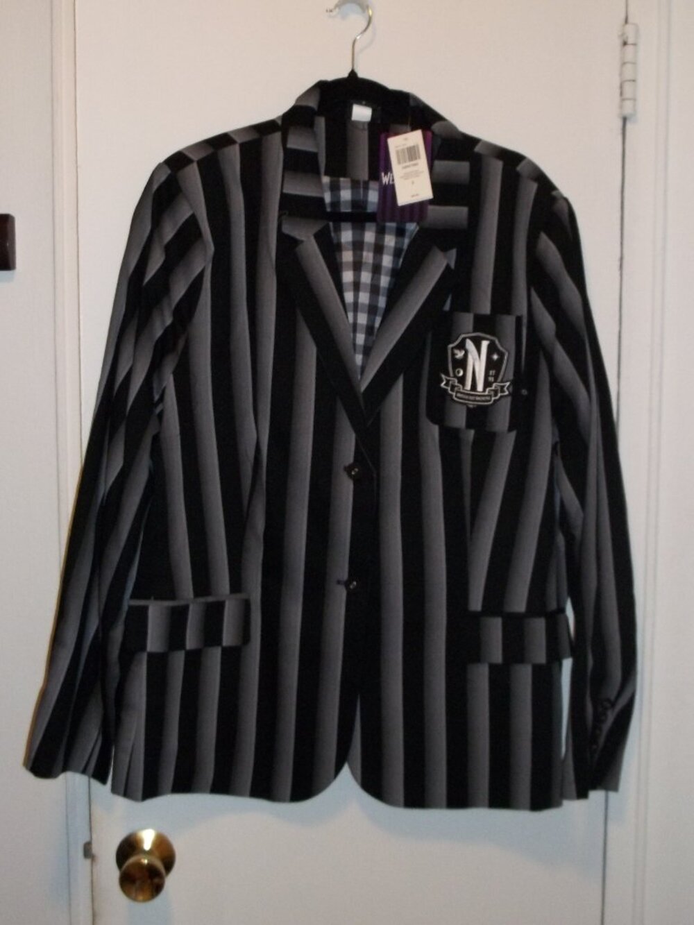NWT Wednesday Addams Nevermore Academy Jacket